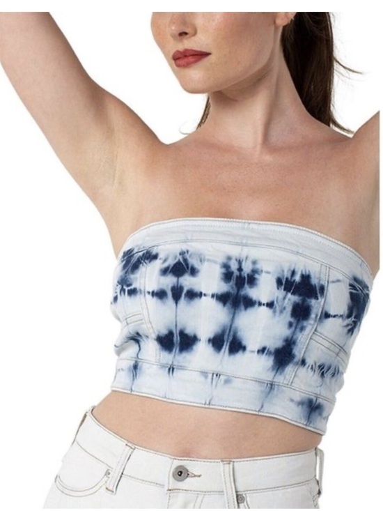 Kendall & Kylie Tops - NWT Kendall + Kylie Denim Cotton Tube Top